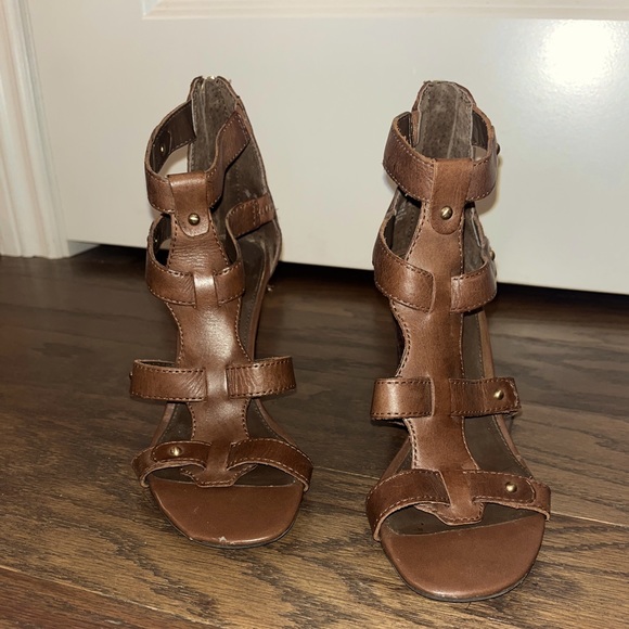 Franco Sorto Gladiator Open Toe Heels - Picture 3 of 5